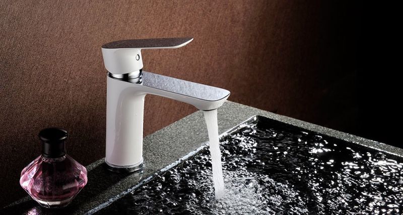 Смеситель для раковины Triton Панама белый