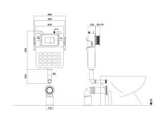 Инсталляция для унитаза Cerutti SPA CR333