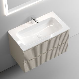 Подвесная тумба под раковину Sancos Snob T SNT80CE 80см Beige Soft