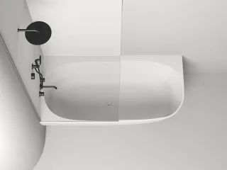 Ванна из искусственного камня Salini Sofia Corner L S-Sense 102515G 170x85см белый глянцевый