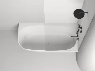 Ванна из искусственного камня Salini Sofia Corner R S-Stone 102524M 170x85см белый матовый