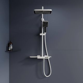 Душевая стойка RGW SP-34W 51140134-03 с термостатом белый