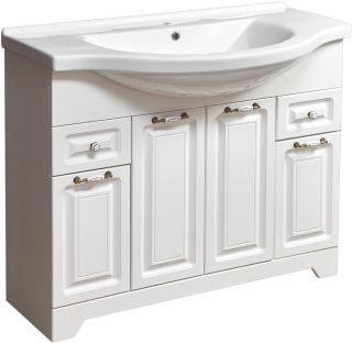 Тумба под раковину Stella Polar Кармела 100см ольха белая SP-00000176