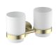 Стакан для зубных щёток двойной Timo Saona 13034/17 золото матовое