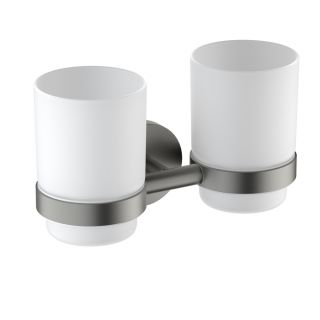 Стакан для зубных щёток двойной Timo Saona 13034/18 чёрное золото