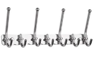 Планка с крючками для полотенец Haiba HB201-7 хром