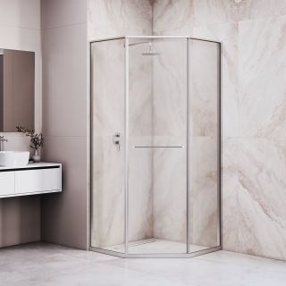 Душевой уголок RGW SV-82 "R" 33328200-11R 100x100 см хром