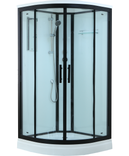 Timo Standart T-6609 B Black душевая кабина (90*90*220)