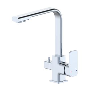 Смеситель для кухни Wonzon & Woghand WW-88458004-CR с подключением фильтра хром