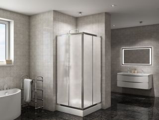 Душевой уголок BelBagno DUE 90x90см хром DUE-A-2-90-P-Cr