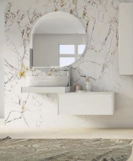 Подвесной шкафчик Cezares 50x30 Bianco Opaco Tavolone 41790