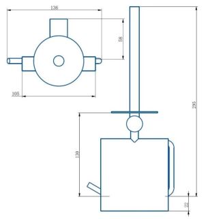 Держатель для туалетной бумаги Haiba HB8411 хром
