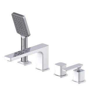 Смеситель на борт ванны Timo Torne хром/белый 4330/00-16Y