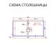 Столешница La Fenice Granite Gray Structural FNC-03-PL01-100 100 см