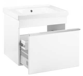 Подвесная тумба под раковину Veedi Novel NVL600T-DR 60см белый