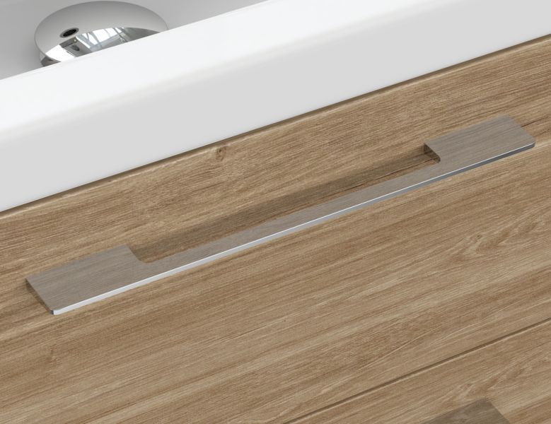 Тумба под раковину Cersanit LARA 64138 80 см под столешницу орех