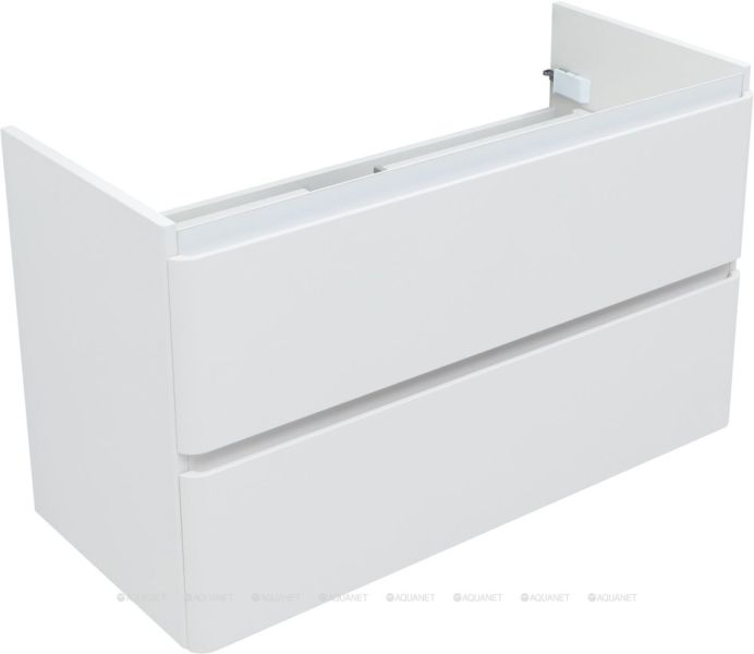 Тумба под раковину Aquanet Эмбер 330469 105 см белый матовый