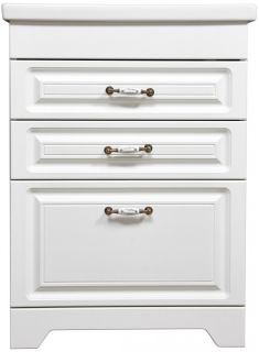 Тумба под раковину Stella Polar Кармела 60см ольха белая SP-00000177