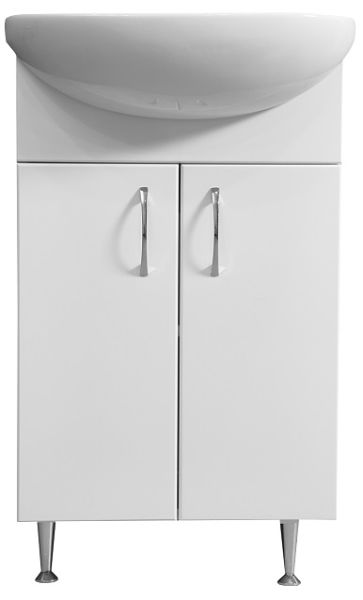 Тумба под раковину Stella Polar Концепт ЭКО 50см белый SP-00000038