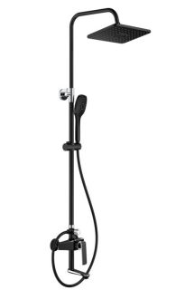 Душевая стойка Haiba HB24548-7 чёрный матовый