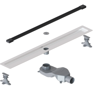 Душевой лоток Boheme B&T Infinity 981-80-B 80см чёрный