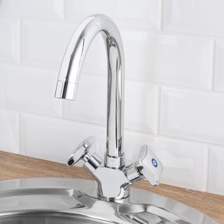 Смеситель для кухни РМС SL117-274F хром