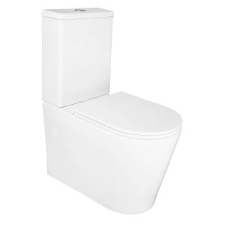 Унитаз-компакт Azario Conto AZ-T005BR безободковый с быстросъемным сиденьем микролифт