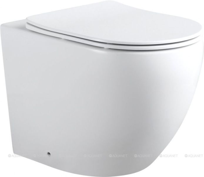 Унитаз приставной Aquanet Rimless Cetus 2.0 F LX-1902 243540 белый