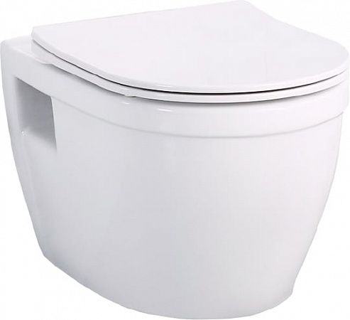 Унитаз подвесной BelBagno Loto BB070CHR/SC с сиденьем