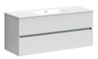 Подвесная тумба под раковину Sancos Urban UR120-1W 120см белый глянец