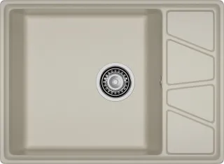 Мойка кухонная GranFest VERTEX VV-680L топаз