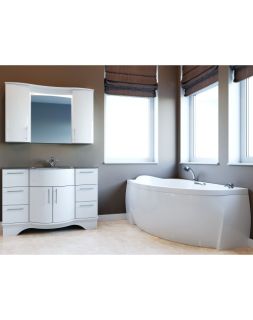 Ванна из искусственного камня Фэма Стиль Аделина L 160x90 см