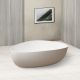 Ванна из искусственного камня ABBER Stein AS9608 130x180см белый матовый
