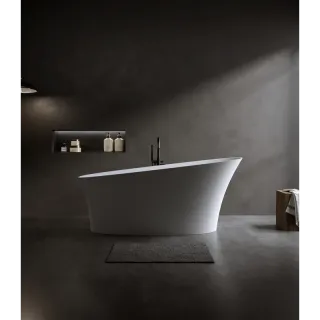 Ванна из искусственного камня Timo Kiara KIARA1700 170x76 см белый