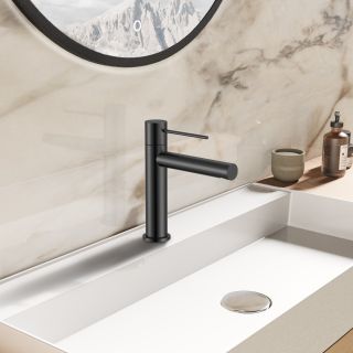 Смеситель для раковины Vincea City VBF-2C1BG, брашированное золото