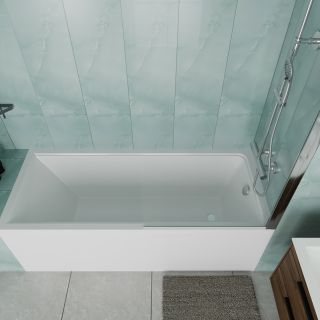 Ванна акриловая Vincea VBT-2G170-LG с ножками 1700*700*470, пристенная, цвет белый