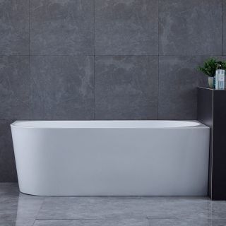 Ванна акриловая Vincea VBT-402-1600R, 1600*750*580, цвет белый, правая, щелевой перелив