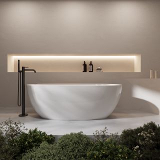 Ванна акриловая Vincea VBT-601-1700, цвет белый, щелевой перелив