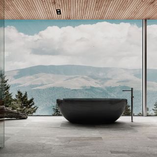 Ванна из полиэфирной смолы Vincea VBT-6T01B 170x75 Черная матовая без гидромассажа