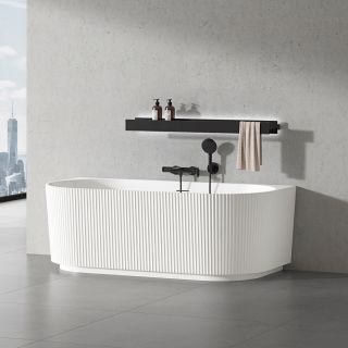 Ванна акриловая Vincea VBT-706-1700, цвет белый, щелевой перелив