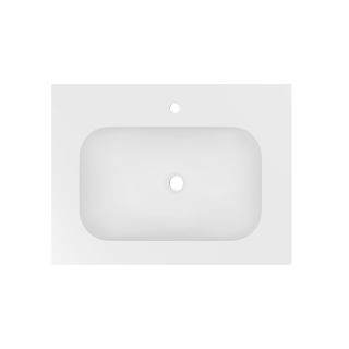 Раковина Vincea Elise VCB-4EL800MW, Corian, цвет белый матовый