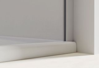 Душевая дверь Vincea Extra VDP-1E1112CLGM, 1100/1200, вороненая сталь, стекло прозрачное