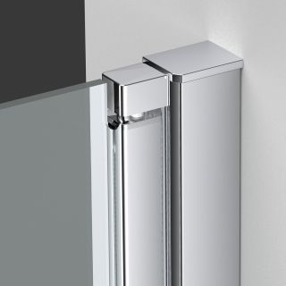 Душевая дверь Vincea Alpha VDP-3AL600CLB, черный, стекло прозрачное