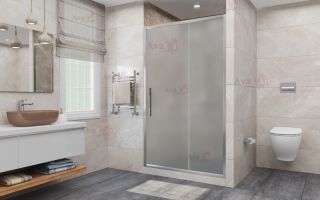 Душевая дверь в нишу AvaCan FС 160-180 MT хром