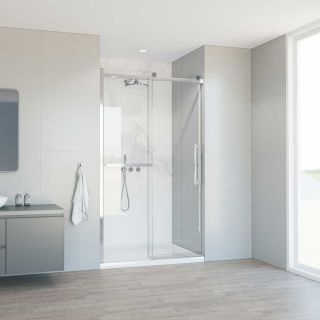 Душевая дверь Vincea Сomo Soft VDS-1CS130CL, 1300, хром, стекло прозрачное