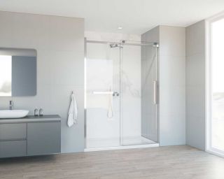 Душевая дверь Vincea Сomo Soft VDS-1CS140CL, 1400, хром, стекло прозрачное