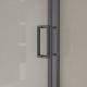 Душевая дверь Vincea City VDS-5CT140CLGM, 1400, вороненая сталь, стекло прозрачное