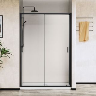 Душевая дверь Vincea City VDS-5CT150CLB, 1500, черный, стекло прозрачное