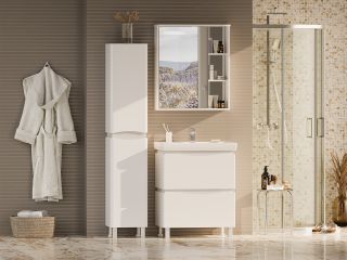 Напольная тумба под раковину Misty Венера 70см белый