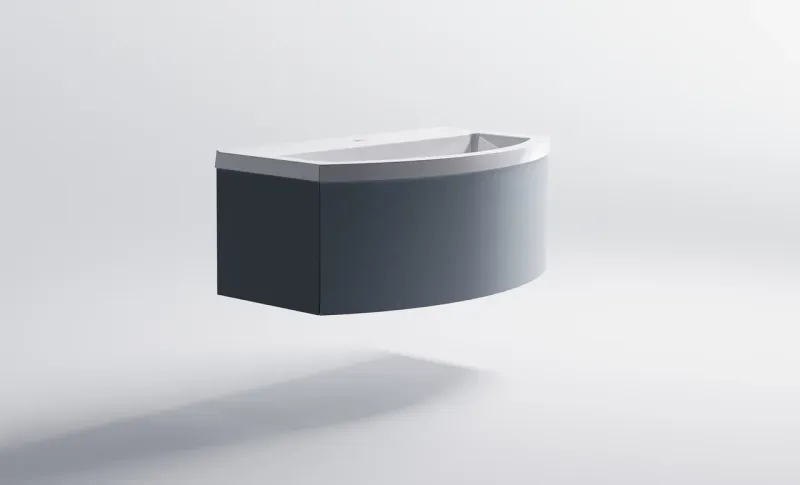 Тумба с раковиной Astra-Form Венеция 2.0 3100001ncss3005-r80b+04010019 100 см голубой матовый